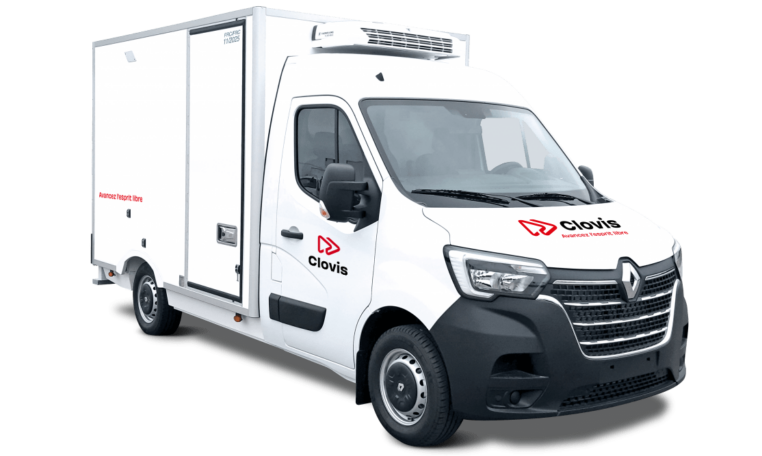 Véhicule utilitaire frigorifique Renault Master pour livraison alimentaire