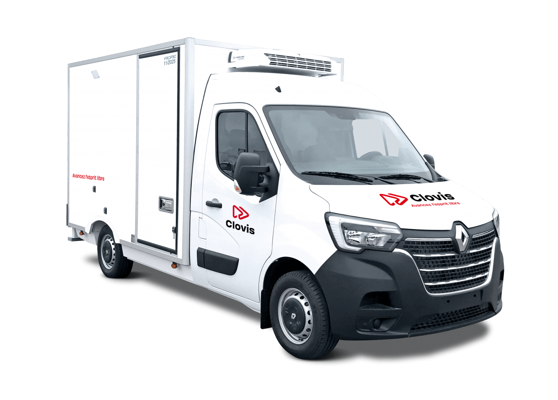 Véhicule utilitaire frigorifique Renault Master pour livraison alimentaire