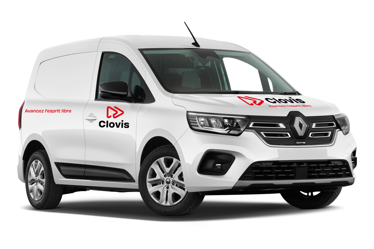 Kangoo utilitaire professionnel Renault blanc - Clovis