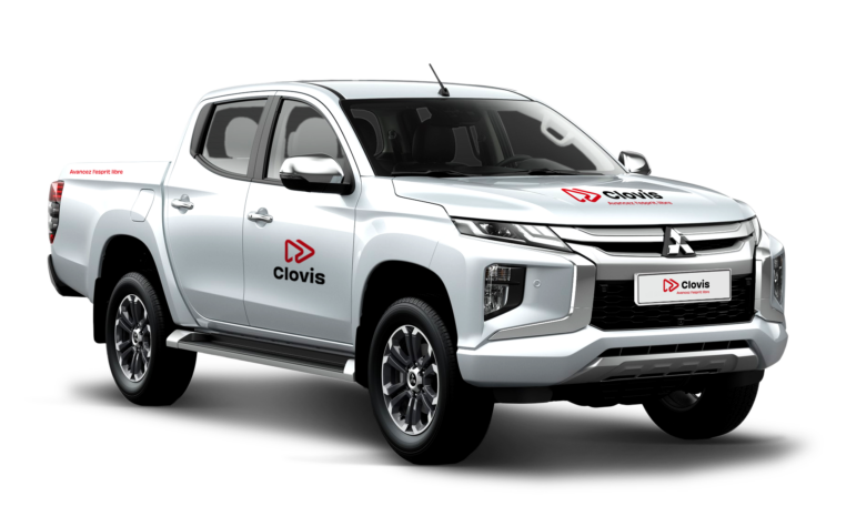 Pick-up utilitaire Mitsubishi pour usage professionnel
