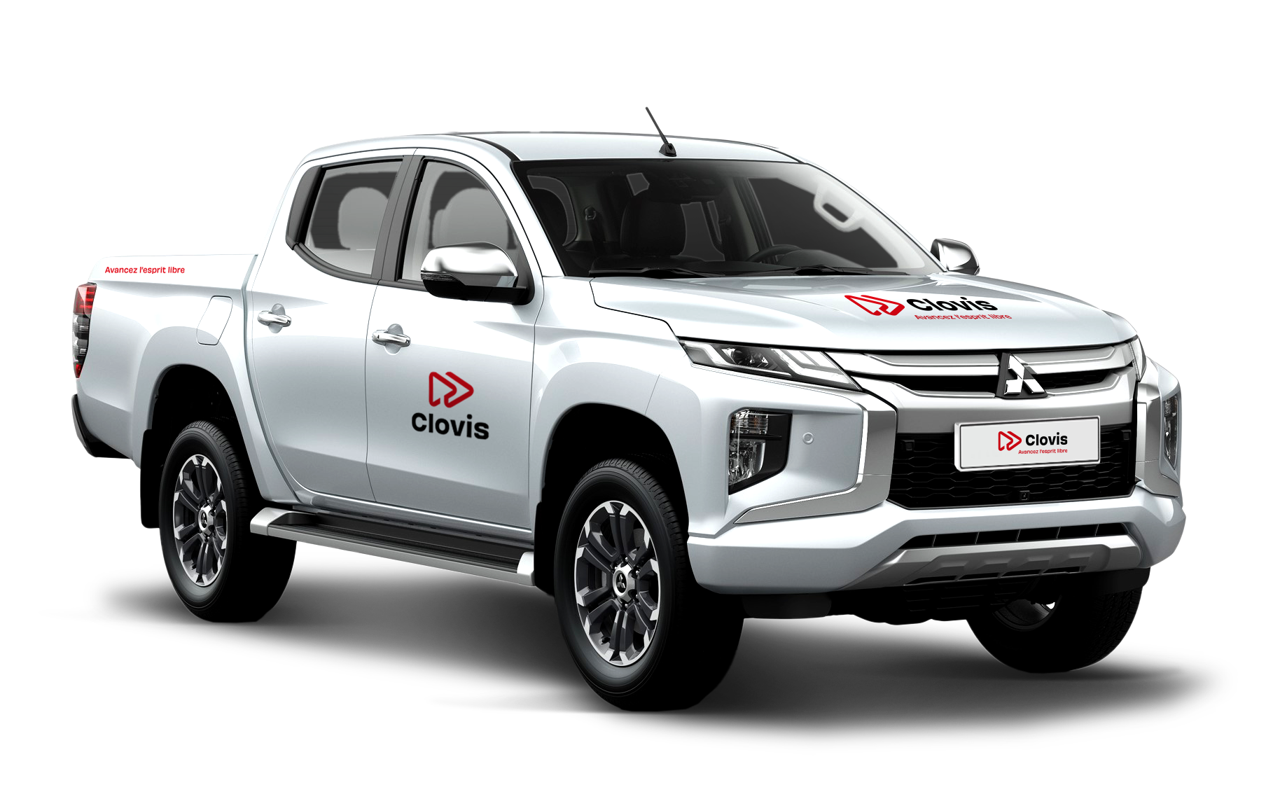 Pick-up utilitaire Mitsubishi pour usage professionnel