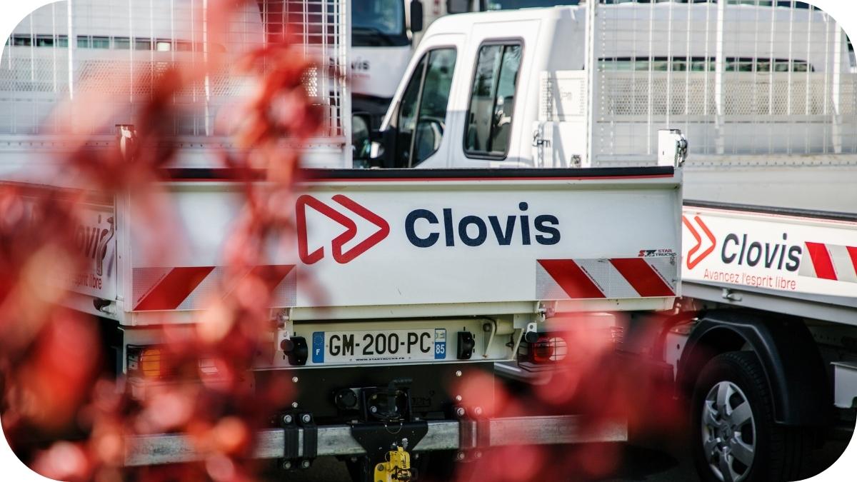 Modèles utilitaires bennes Clovis Réunion pour les travaux des artisans.