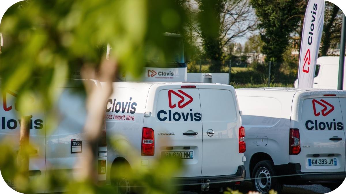 Flotte de fourgons chez Clovis Réunion